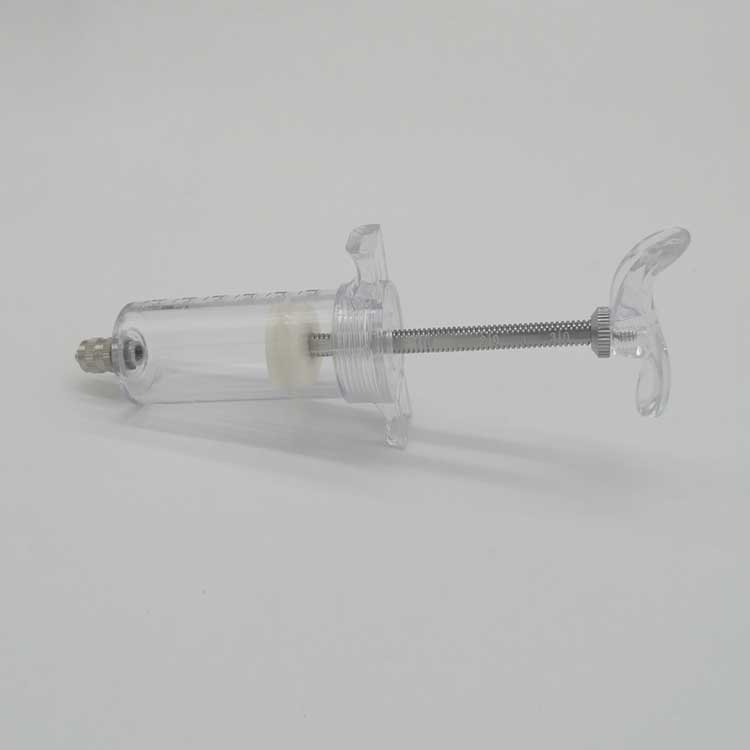 large size copper-tip plastic enema syringe